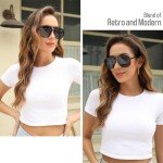 Trendy Black Polarized Aviator Sunglasses for Everyone