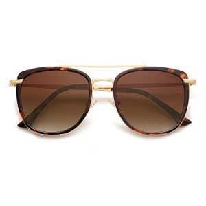 SOJOS Vintage Polarized Aviator Sunglasses for Everyone