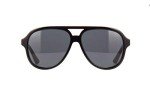 Gucci Black Rectangular Sunglasses, Style 59