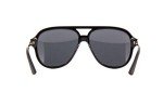 Gucci Black Rectangular Sunglasses, Style 59