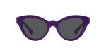 Versace Women’s Purple Frame Sunglasses with Grey Lenses