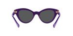 Versace Women’s Purple Frame Sunglasses with Grey Lenses