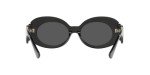 Versace Women's Black Frame Sunglasses with Grey Lenses