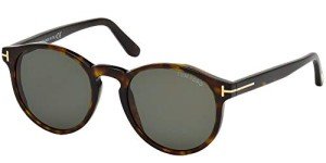 Tom Ford Brown Rectangular Sunglasses - 51mm