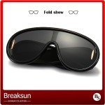 Oversized Silver Mirrored Designer Sunglasses for All