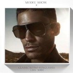 LIXX Retro '80s Pilot Sunglasses with Gold Accents