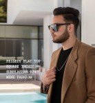 Oversized Flat Top Square Sunglasses for All