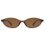 Trendy Retro Oval Cat Eye Sunglasses for Women