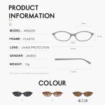 Trendy Retro Oval Cat Eye Sunglasses for Women