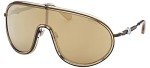 Moncler VANGARDE ML0222 Light Brown Unisex Sunglasses