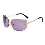 Trendy Rimless Y2K Sunglasses for All