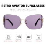 Trendy Rimless Y2K Sunglasses for All