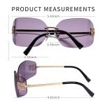 Trendy Rimless Y2K Sunglasses for All