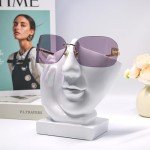 Trendy Rimless Y2K Sunglasses for All