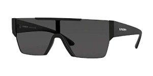 Matte Black Rectangular Sunglasses for Men + Eyewear Kit