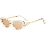 AIEYEZO Women’s Retro Oval Cat Eye Sunglasses