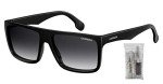 Carrera CA5039/S Black Gradient Rectangular Sunglasses + Eyewear Kit