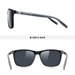 MERRY'S Unisex Vintage Polarized Aluminum Sunglasses