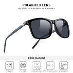 MERRY'S Unisex Vintage Polarized Aluminum Sunglasses