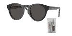 Burberry Reid Round Sunglasses with Eyewear Kit