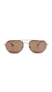 Burberry Henry Sunglasses - Light Gold/Black Red