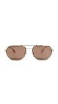Burberry Henry Sunglasses - Light Gold/Black Red