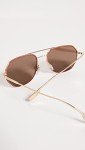 Burberry Henry Sunglasses - Light Gold/Black Red