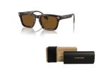 Burberry BE4403 Rectangular Sunglasses for Men + Eyewear Kit