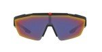 Prada PS 03XS Black Rubber Sunglasses for Men