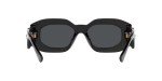 Versace Men's Black Frame Sunglasses with Grey Lenses
