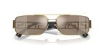 Versace Gold Frame Sunglasses with Brown Mirror Lenses