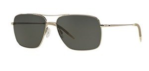 Oliver Peoples Clifton Silver Polarized Sunglasses