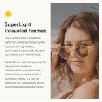 Sunski Dipsea Polarized Recycled Sunglasses - Champagne/Brown