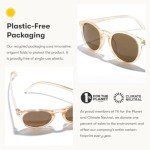 Sunski Dipsea Polarized Recycled Sunglasses - Champagne/Brown