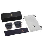 SOJOS Retro Polarized Oversized Square Sunglasses