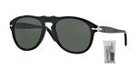 Persol PO0649 Black Aviator Sunglasses with Eyewear Kit