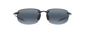 Maui Jim Hookipa Polarized Rimless Sunglasses, Gloss Black