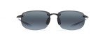 Maui Jim Hookipa Polarized Rimless Sunglasses, Gloss Black