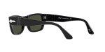 Persol PO3268S Black/Green Rectangular Sunglasses 53mm