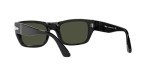 Persol PO3268S Black/Green Rectangular Sunglasses 53mm