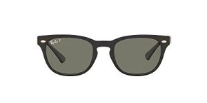 Ray-Ban Wayfarer Polarized Green Sunglasses, Black