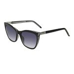 Sofia Vergara Cat Eye Sunglasses - Crystal Clear/Black