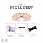 Oakley Feedback Polished Gold Women's Sunglasses Bundle