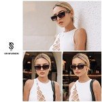 SOJOS 90's Retro Rectangular Sunglasses for Women