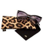 Sofia Vergara Cat Eye Sunglasses - Crystal Clear/Black