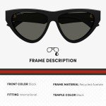 Gucci GG1333S Cat-Eye Designer Sunglasses for Women