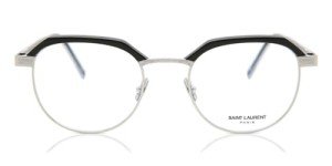 Saint Laurent SL 124 Black/Silver Eyeglasses 50mm