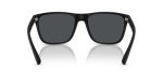 Armani Exchange Men's Matte Black Square Sunglasses