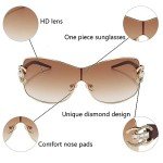 Trendy Y2K Wrap Around Sunglasses for All