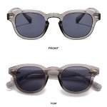 Unisex Vintage Round Tinted Sunglasses for Fashion